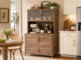 Tall Storage Cabinet, 31.50" W x 19.69" D x 65.75" H, Freestanding Indoor & Outdoor Storage Cabinet W3895P551346