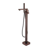 ZNTS Freestanding Bathtub Faucet with Hand Shower W1533125019