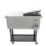 ZNTS 80QT Iron Spray Cooler with Shelf 38799184