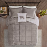 King Plush to Sherpa Down Alternative Comforter Set B035100469