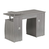 ZNTS Complete Computer Workstation Desk With Storage, Grey 62969010