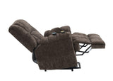 Brown Power Lift Recliner with Heating and Massage B062P215449