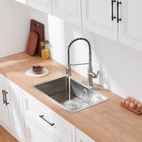 Modern Touchless Infrared Sensor Kitchen Faucet Sleek Stainless Steel Hands-Free Design for T3609P347455