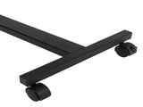 Four-Wheel Multifunctional Flat Surface Lifting Computer Desk Black 12535669