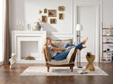 Modern Style Chenille Oversized Armchair Accent Chair Single Sofa Lounge Chair for Living Room, W2997P236160