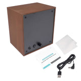 Wooden 3 Automatic Watch Winder, Black Walnut Grain Super Quiet Rotating Box Shaker, 4 Rotation 87862811