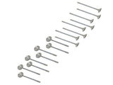 16Pcs Valves Intake and Exhaust Set Fit for Mercedes-Benz W204 2007-0214 W212 S204 C207 S212 A207 80045020