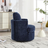Vanity Chair,Swivel Accent Chair, 360 Degree Round Swivel Barrel Chair, Upholstered Comfy Swivel W2120P322757