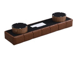 Upholstered Dining Bench for Dining Room, No-Assembly End of Bed Entryway Bench Ottoman for Bedroom N779P253550B