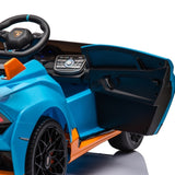 ZNTS Lamborghini Huracan Sto 24V Kids Electric Ride-On Drift Car: Speeds 1.86-5.59 MPH, Ages 3-8, Foam W1396P155010