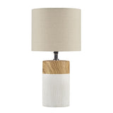 ZNTS Textured Ceramic Table Lamp B03594979