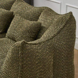 Soft beanbag chair with high resilience foam core for two people. The comfortable square recliner W1996P252273