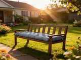 Outdoor Bench Cushion, 60 20 4 Inch, Tufted Waterproof Swing Cushion with Ties, for Patio Bench 16394481