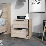 Washington Nightstand, Two Large Drawers B128P148838