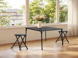 Durable Folding Chair PVC Padded Cushion Chair with Stainless Steel Frame for Home and 84956536
