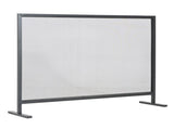 Regina 1-Panel Iron Fireplace Screen 38" x 30", Black Finish N775P386918B