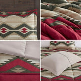 Full/Queen Down Alternative Comforter Set with Throw Pillow B035P148495