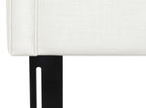 Catherine Upholstered King Headboard, Antique White Woven B2719P238659