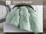 3-Piece King Comforter Set,Sage B035P408733