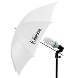 ZNTS 135W Silver Black Umbrellas with Background Stand Non-Woven Fabrice Set 64774424