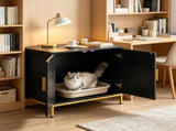 Wooden Cat Box Cabinet 81478978