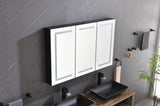 48"X30" LED Mirror Medicine Cabinet with Lights,Dimmer,Defogger,Clock,Temp Display and USB W92860261