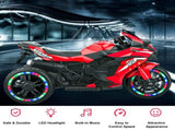 Electric Motorcycle for Kids, 12V Battery Powered Ride on Toys 3 Wheels Motorcycle with LED Lights, 46188607