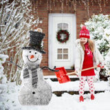 LED Christmas Snowman Decoration lighted up snowman Collapsible Battery Operated Lighted Snowman 28503649