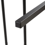 King Size Metal Platform Bed Frame with Wooden Headboard and Footboard with USB LINER, LED Lights W311134464
