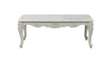 Tuscan Traditional Style Coffee Table made with wood in Silver B009138507