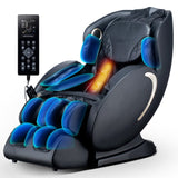 ZNTS BOSSCARE 3D Zero Gravity Massage Chair,Full Body Shiatsu Recliner with APP Black W730P162463