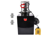 Hydraulic Power Unit 12V Single Acting Hydraulic Dump 15 Quart Steel Reservoir 27147078