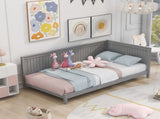Twin Size Wood Daybed/Sofa Bed, Gray WF297689AAE