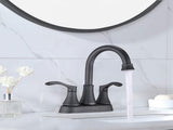 2-handle Lavatory Faucet Bathroom Sink Faucet DS-02-CD-011-541-MB