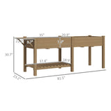 Wooden PlanterFlower shelf,Wood Planter Box 10377205