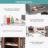 Foldable Camping Kitchen with Windscreen Bag 25195314