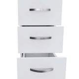 Preston Linen Cabinet, Three Shelves, Four Drawers B128P148966