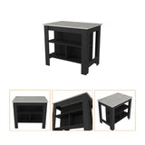 Brooklyn Kitchen Island, Three Concealed Shelves B128P148877