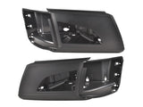 Pair Corner Bumper w/Fog Hole Replacement for Volvo VNL Trucks Driver & Passenger Side 18-24 83378530