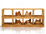 Nesting Boxes for Chickens, Wooden Chicken Nesting Box, Laying Eggs Nest Box for Chickens Hens 90899857