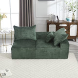UNITED WE WIN Memory Foam 2-Seater Couch, No Installation & Easy to Transport, Deep Seat Modern Sofa W1568P222614