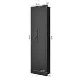 53" Fingerprint Touch Panel In-Wall Safe,Hidden Wall Gun Safe for Rifles with Adjustable W1779P207550