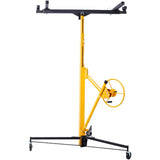 ZNTS Drywall Lift Panel 11' Lift Drywall Panel Hoist Jack Lifter, BLACK+YELLOW W465121420