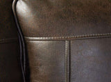 Leinster Faux Leather Upholstered Nailhead Chair and Ottoman 2 pieces set T2574P196591
