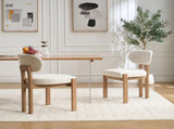 Wooden Dining Chairs Set of 2, Modern Fabric Upholstered Dining Room Chair Kitchen Chairs, Farmhouse W3244P316072