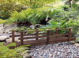 5 ft Wooden Garden Bridge Arc Footbridge 02049237