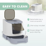 ZNTS Cat Litter Box、Cat Litter Box Enclosure 54697067