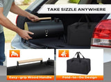 Portable Charcoal Grill Stove, Two Side Carbon Griller for BBQ, Tabletop Barbecue Grill for 91161054