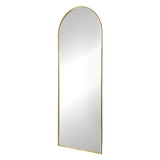 28x1x74" Celine Gold Arch Body Mirror W2078P195625