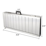 3FT Two-section Non-Skid Folding Lightweight Aluminum Alloy Wheelchair Scooter Mobility Ramps 96882424